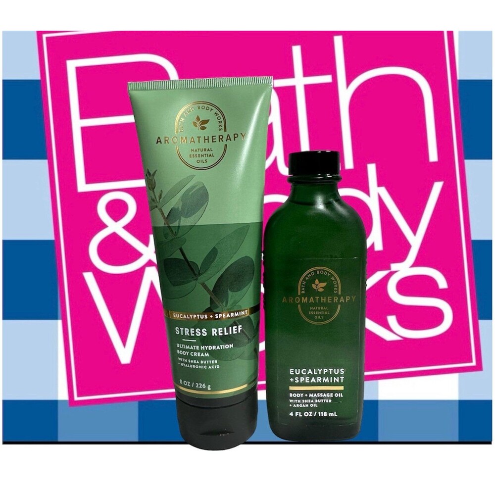 BB Works Aromatherapy Eucalyptus Spearmint Body Cream and Body and Massage Oil